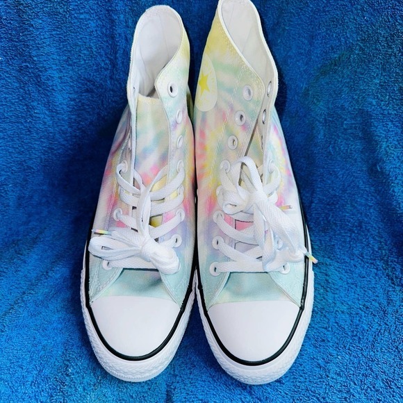 NWOT Converse Chuck Taylor All Star High Top Tie-Dye Sneakers - Picture 2 of 10